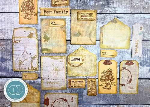 Craft Consortium Journalling & Mixed Media Phase 2 Stamp Bundle