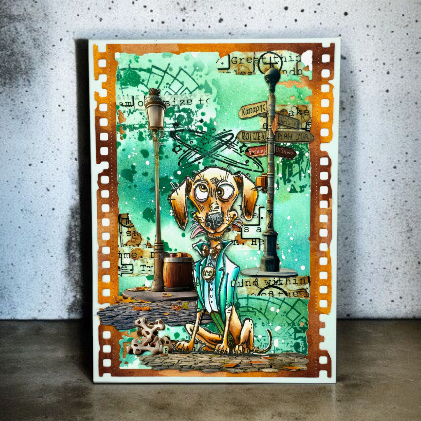 #1270 - A6 Stamp Set - Wacky Woof Tales