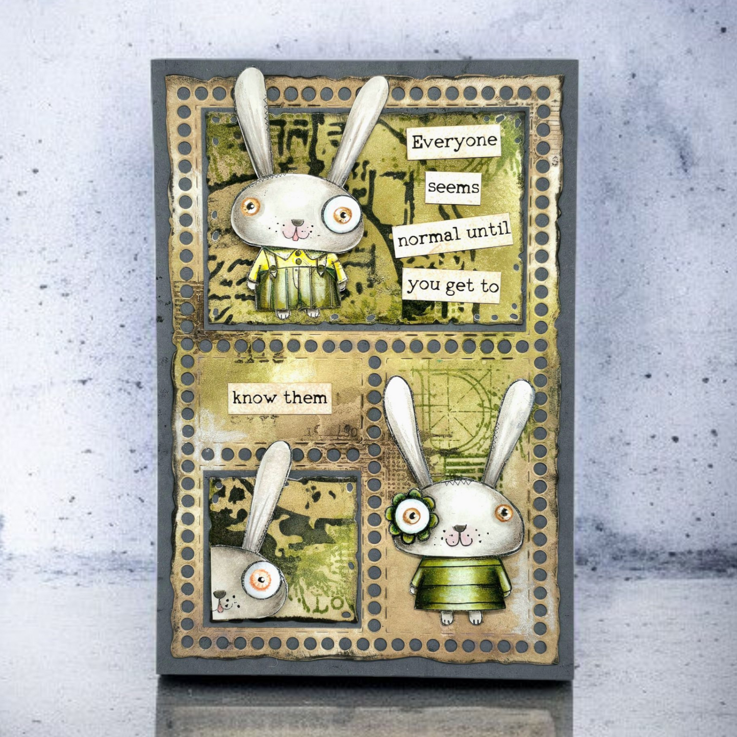 #678 - A7 Clear Stamp Set - Hippity Hoppity