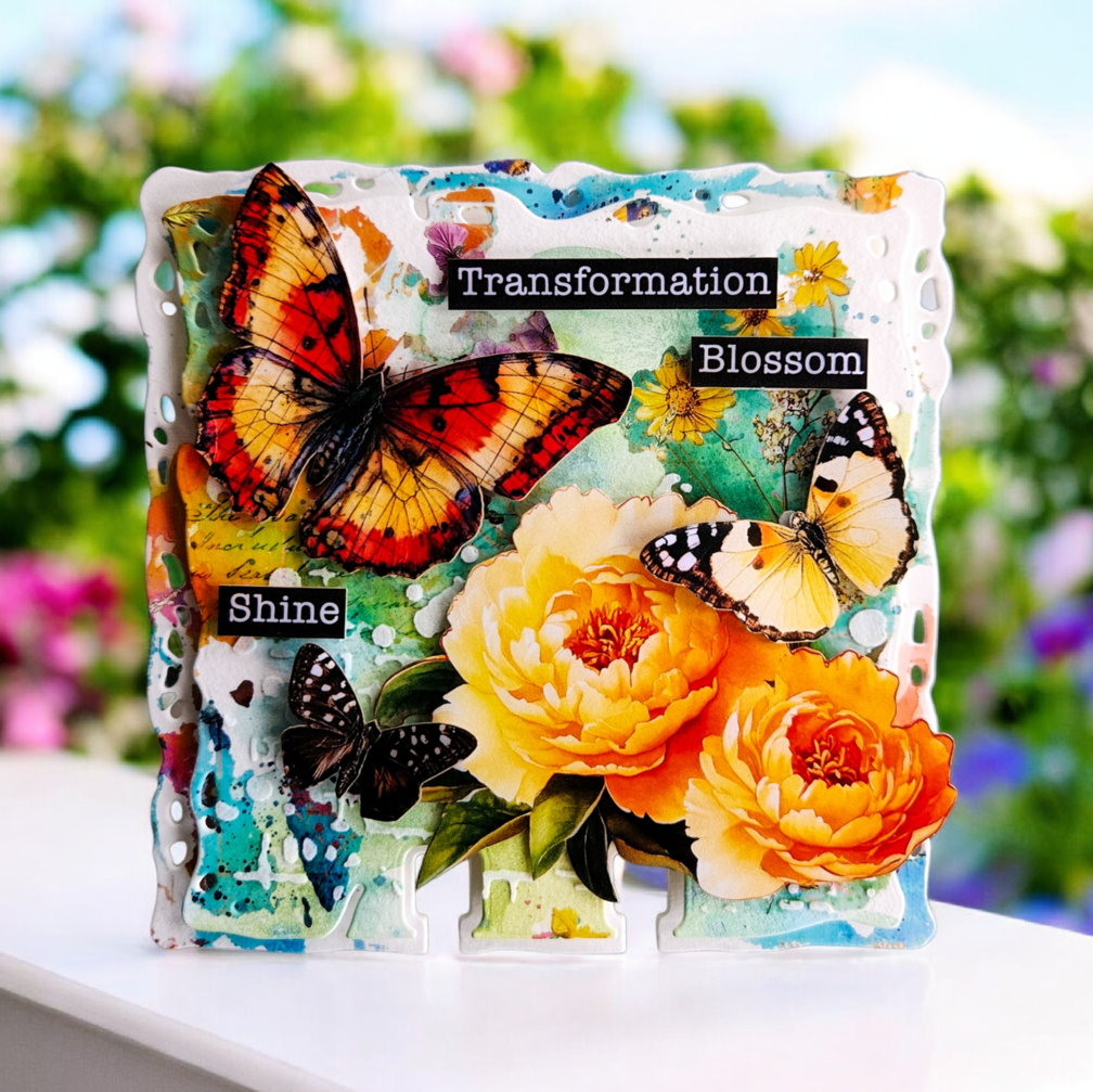 Radiant Florals Rub-On Bundle