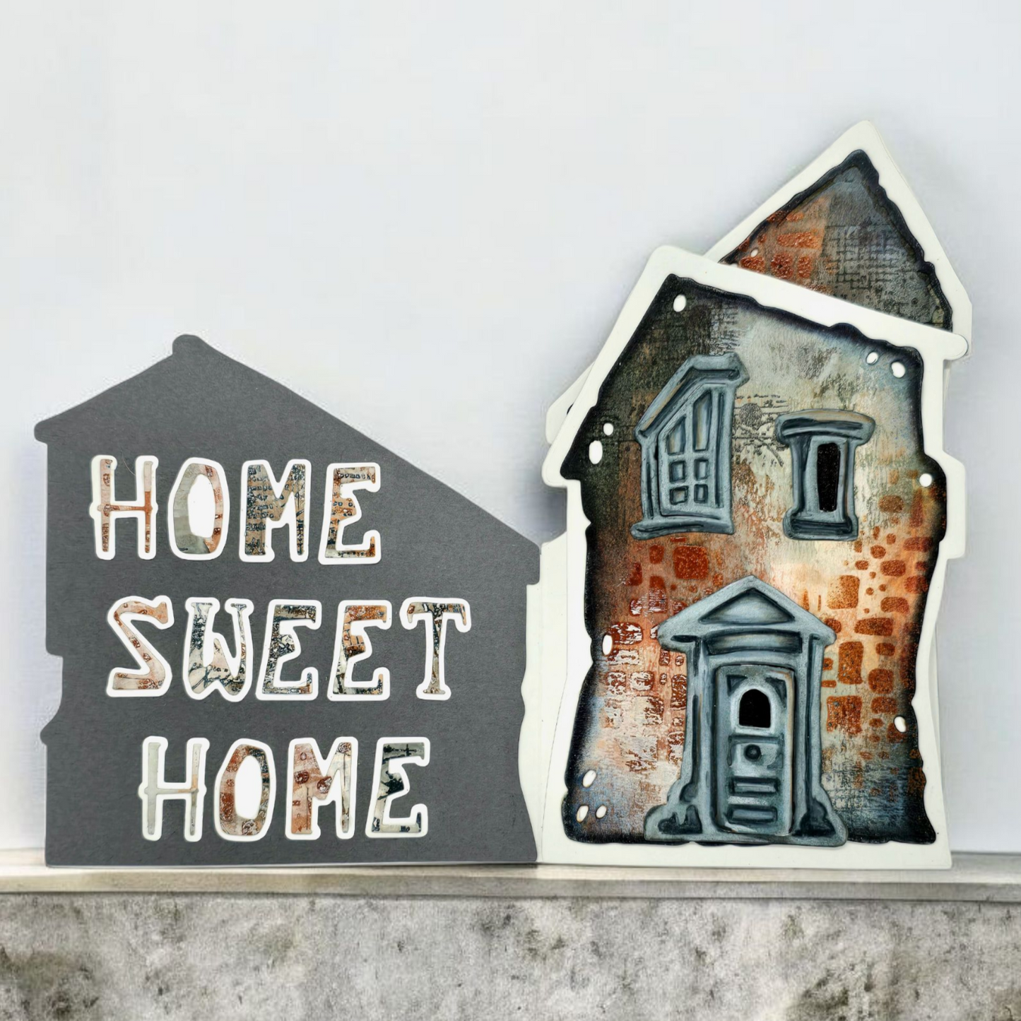 Die-cutting Dies #37 Letter Soup + Matching Stamp Vocabulary Blend