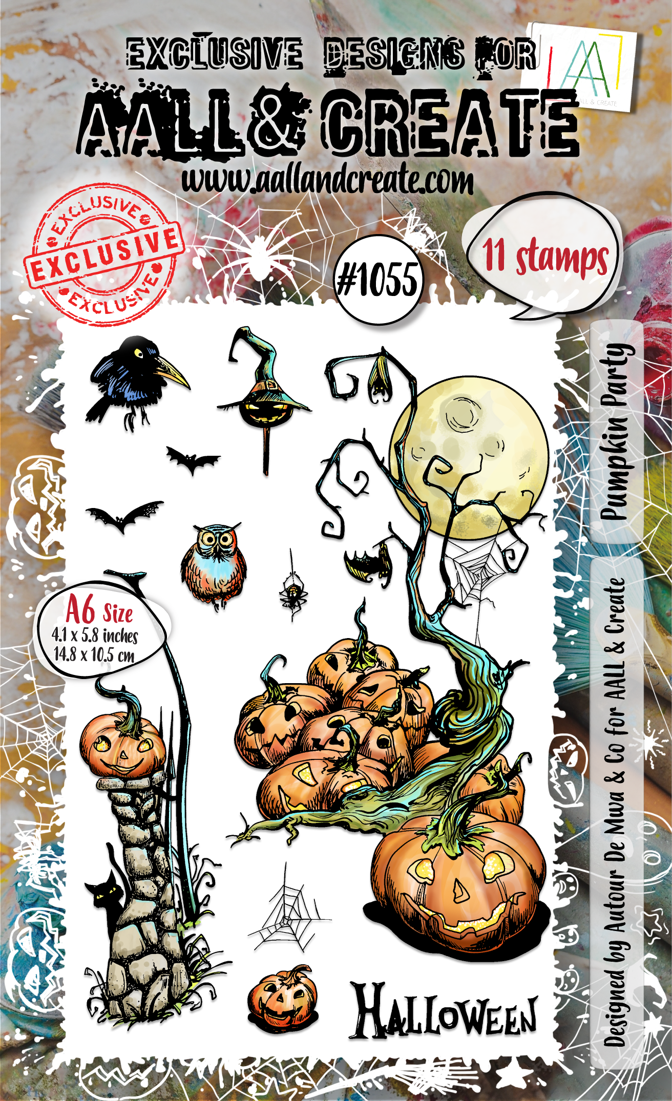 #1055 - A6 Stamp Set - Pumpkin Party