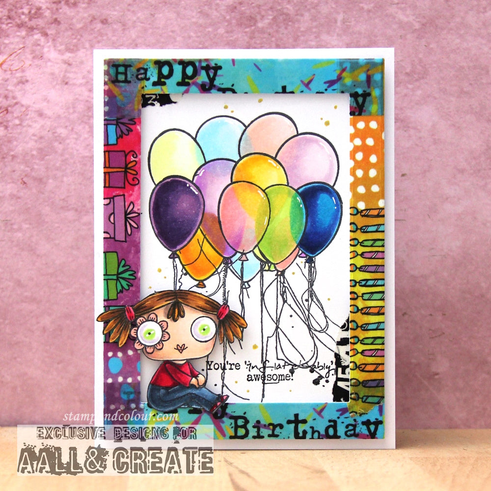 #55 - Washi Tape - Birthday Bumps