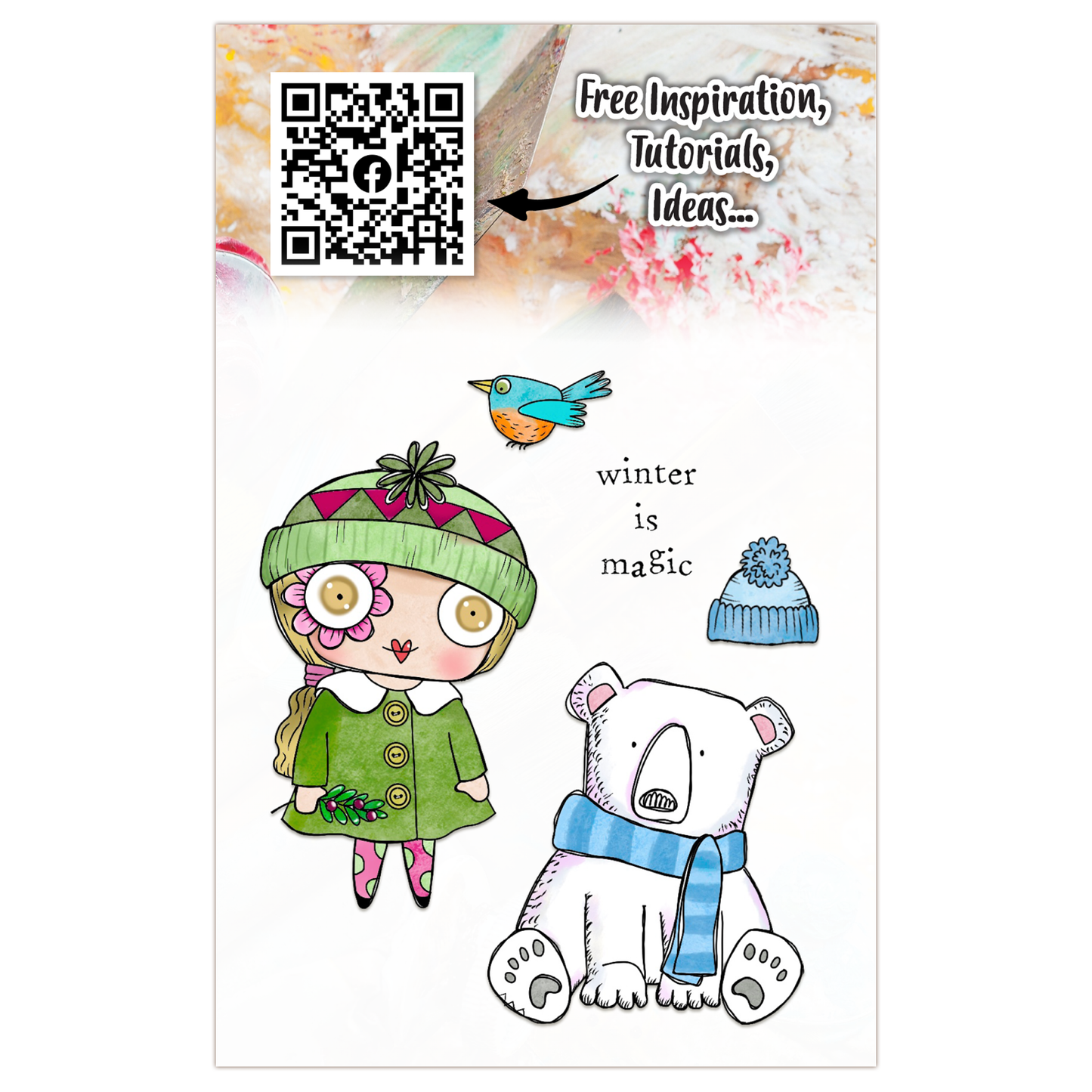 #1191 - A7 Stamp Set - Winter Is Magic