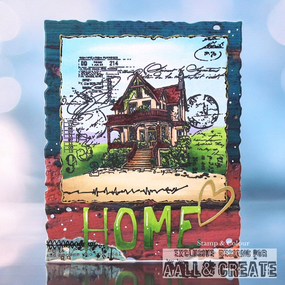 Die-cutting Dies #37 Letter Soup + Matching Stamp Vocabulary Blend