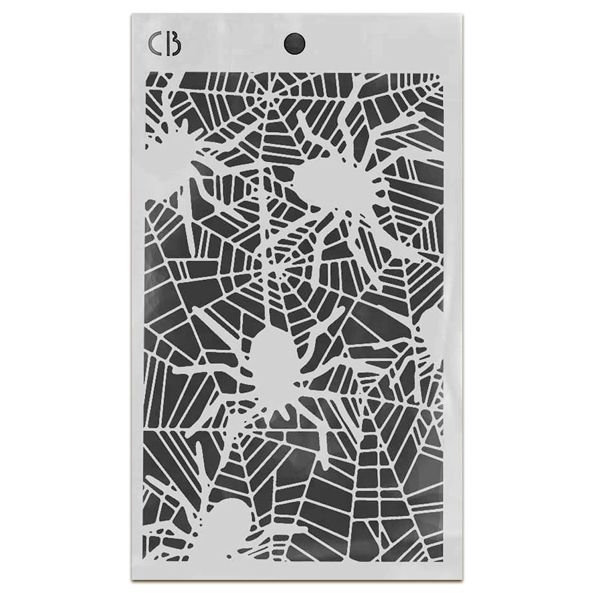 Ciao Bella Cabinet of Curiosities 5x8 Inch Texture Stencil Spiders