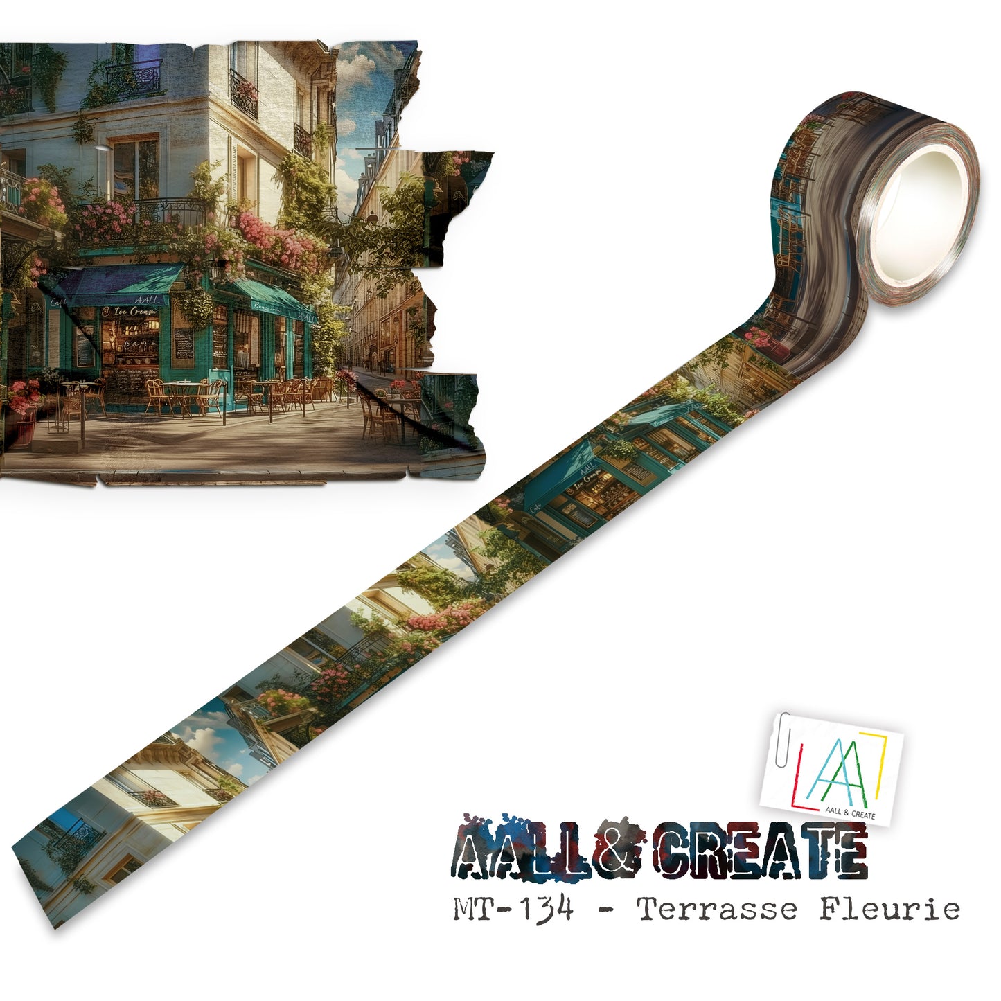 #MT-134 - Washi Tape - Terrasse Fleurie (Layer-It-Up!)