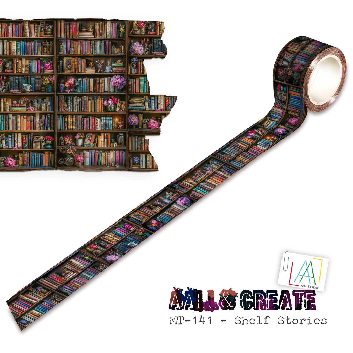 #MT-141 - Washi Tape - Shelf Stories (Layer-It-Up)