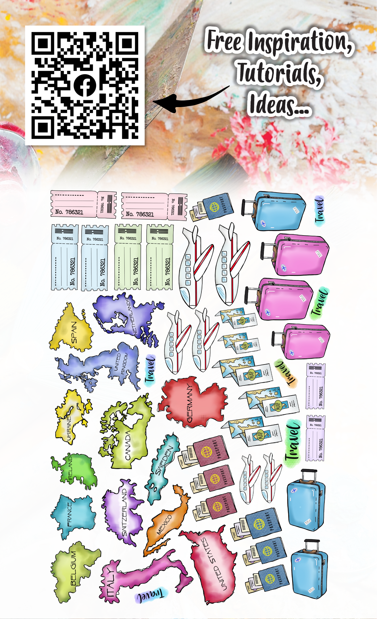 EP-14 - Let's Go! - Ephemera Die-Cuts