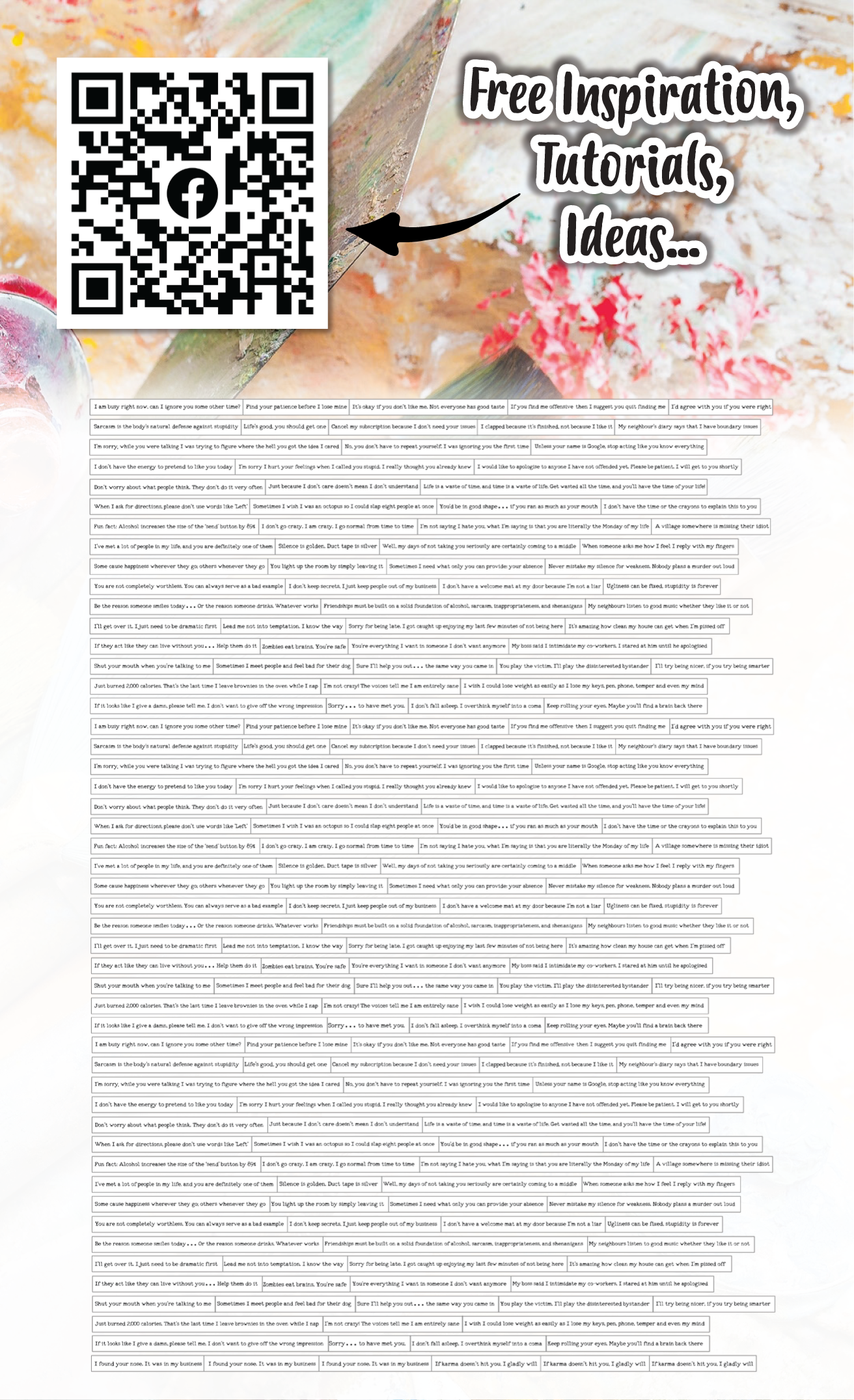 EP-1 - Ephemera Die-Cuts - Bite Me White