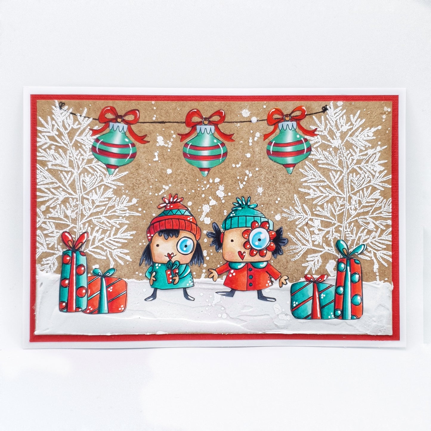 #946 - A7 Stamp Set - The Winter Girls