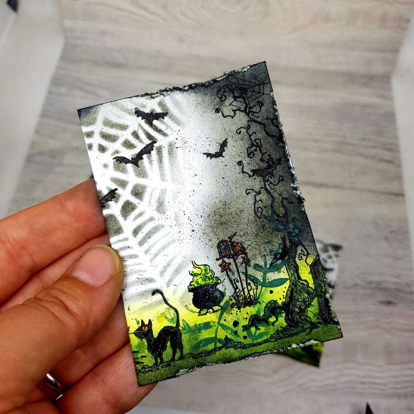 TP-1056 - A6 Stamp Set - Blood Moon Oak