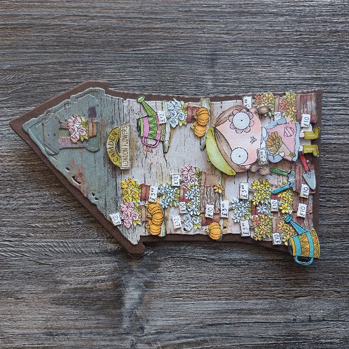 #DI-99 - Die-Cutting Die Set - Topsy-Turvy Home