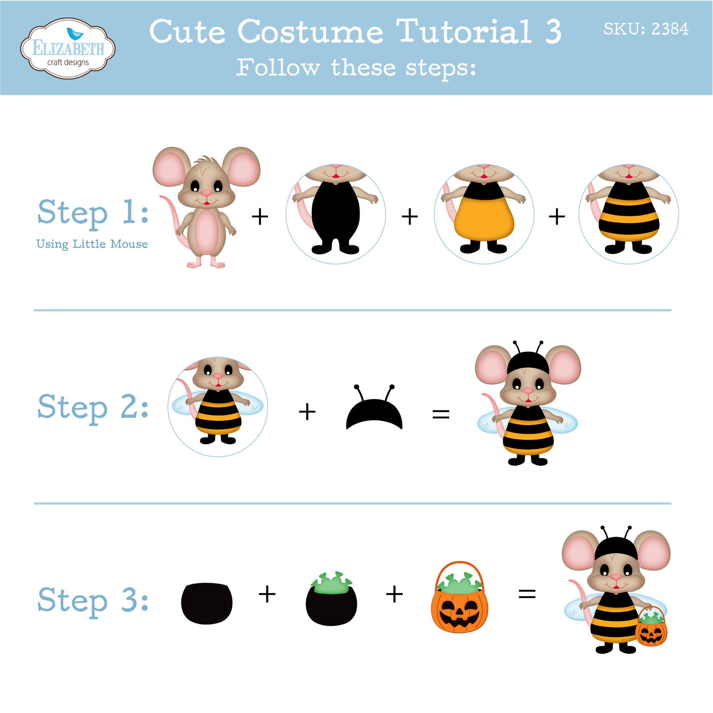 Elizabeth Craft Designs Snuggle Season Die Halloween Costumes Cute by Cute & Whimsical