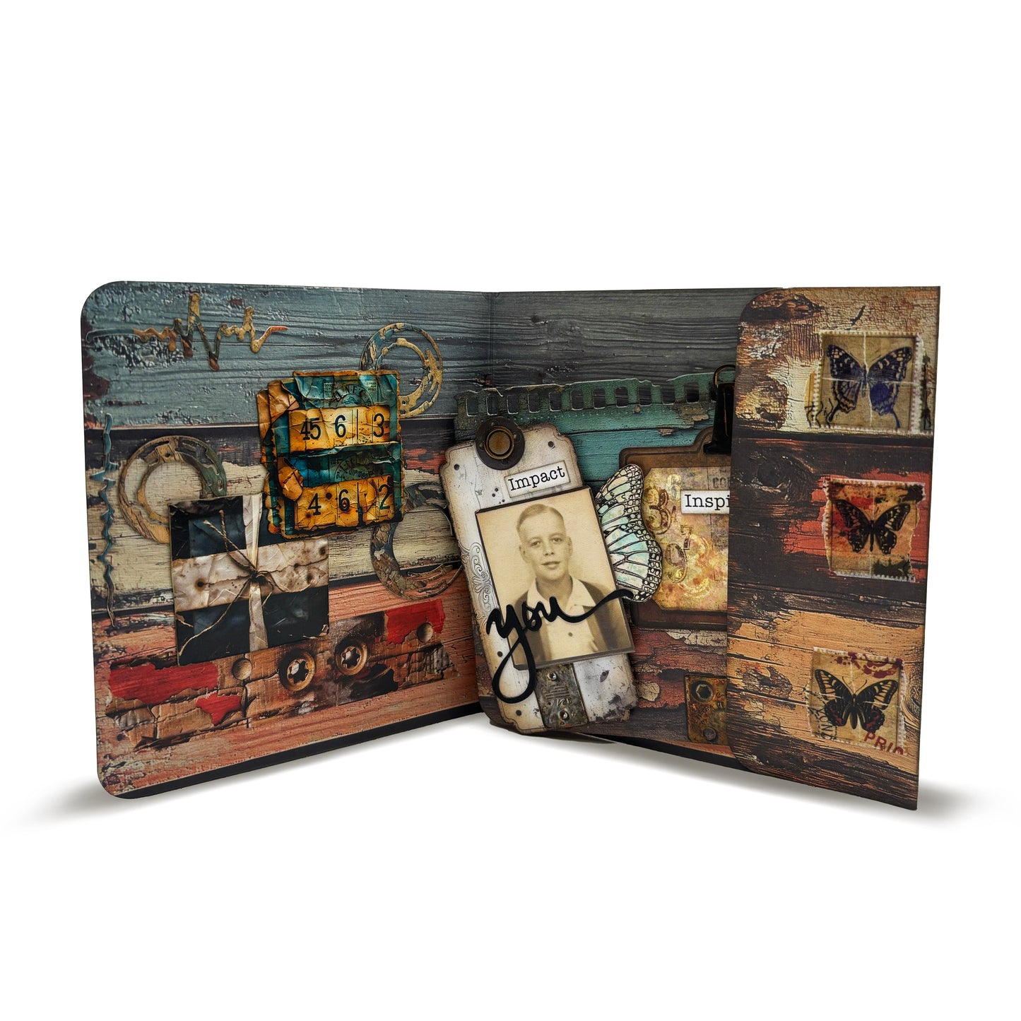 Distressed Textures Paper Bundle