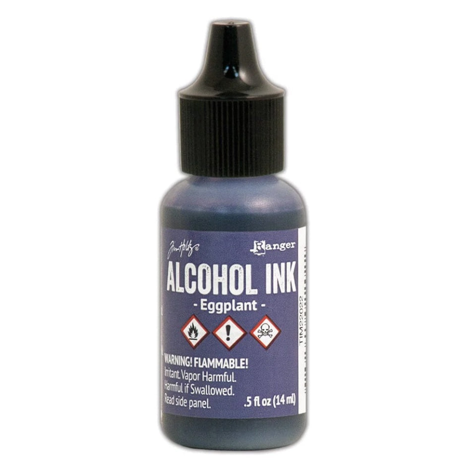 Ranger Tim Holtz Alcohol Ink .5oz - Eggplant