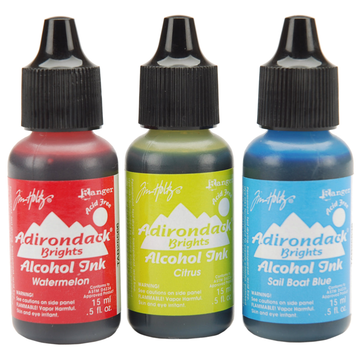 Ranger Tim Holtz Alcohol Ink .5oz 3 Pcs - Dockside Picnic