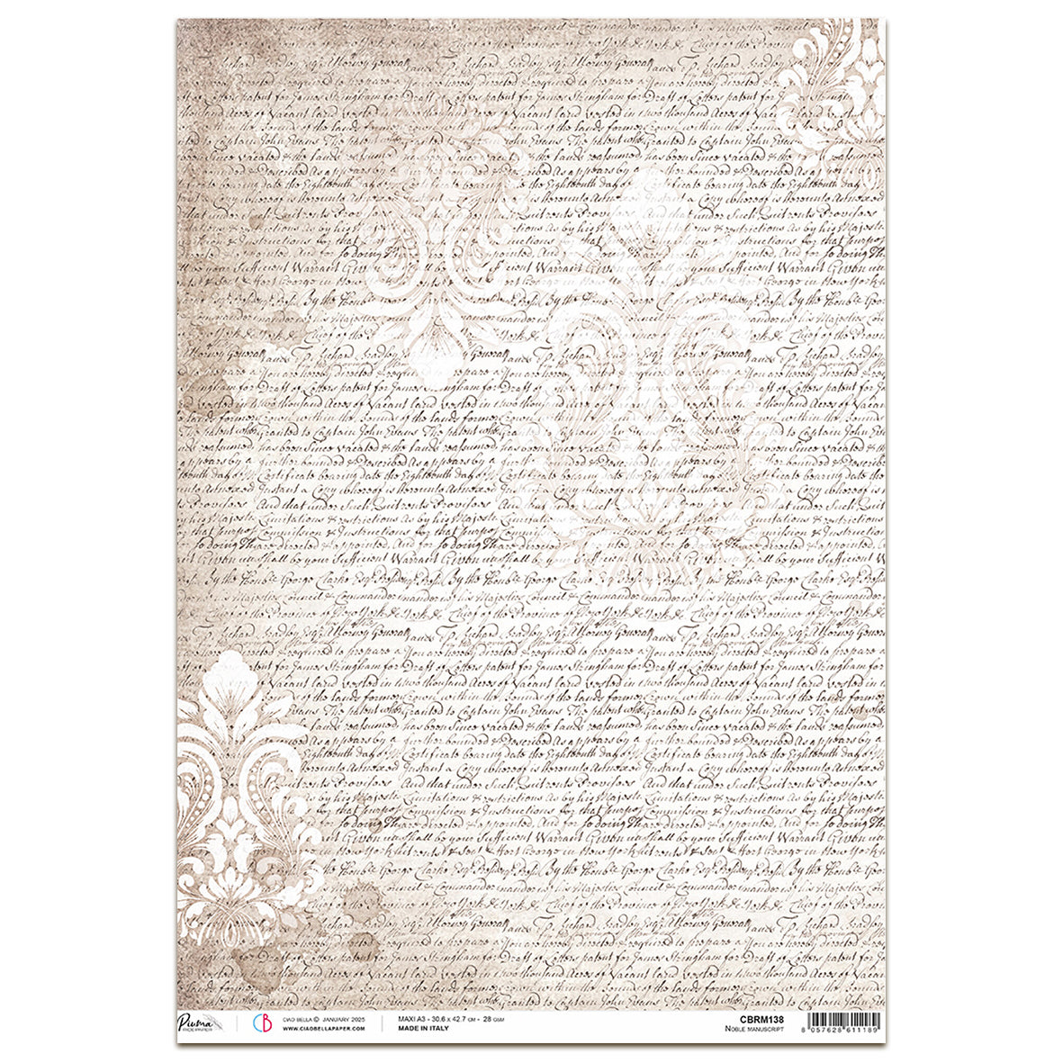Ciao Bella Blessing Day A3 Rice Paper Noble Manuscript (1pc)