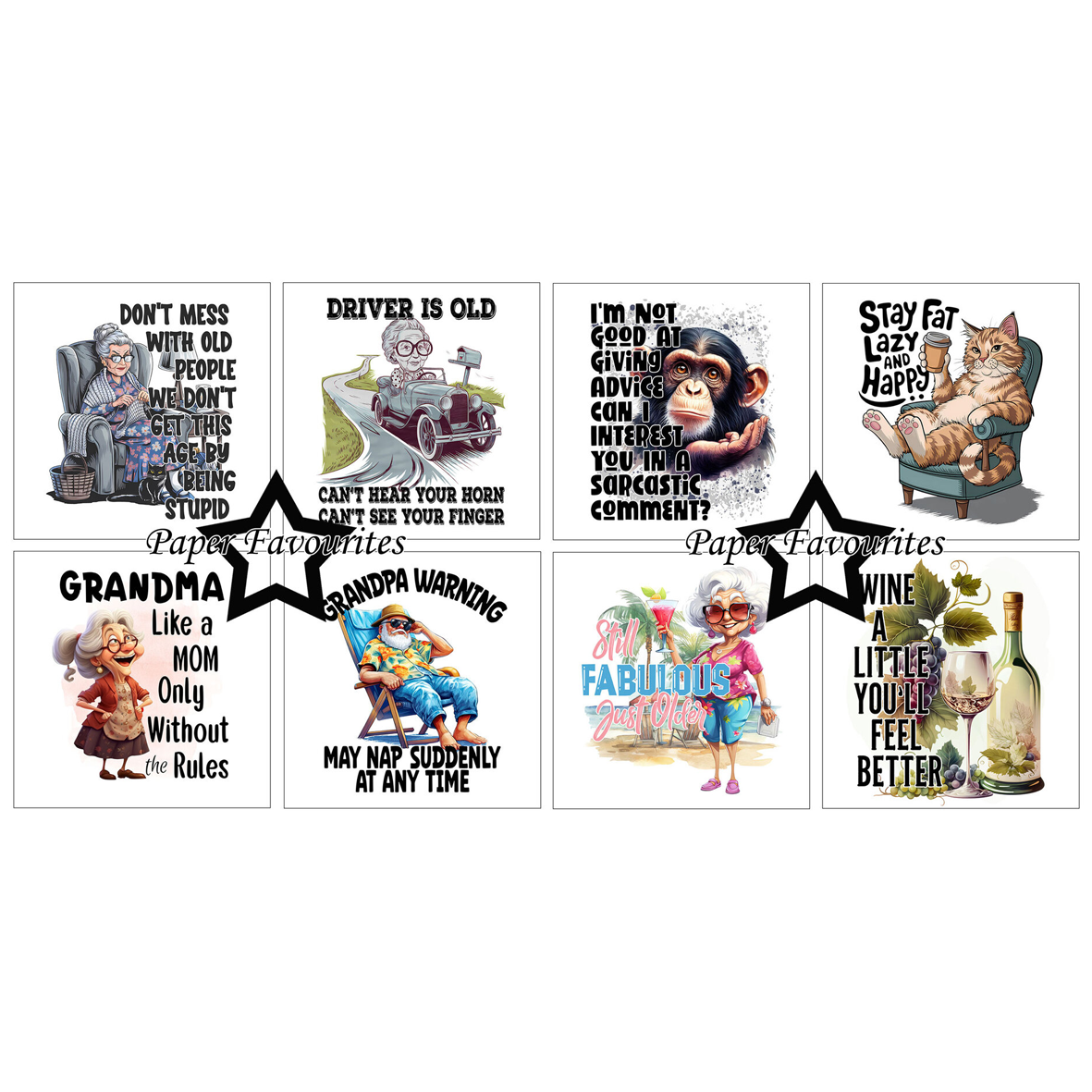 Paper Favourites Funny Quotes #1 6x6 Inch Paper Pad