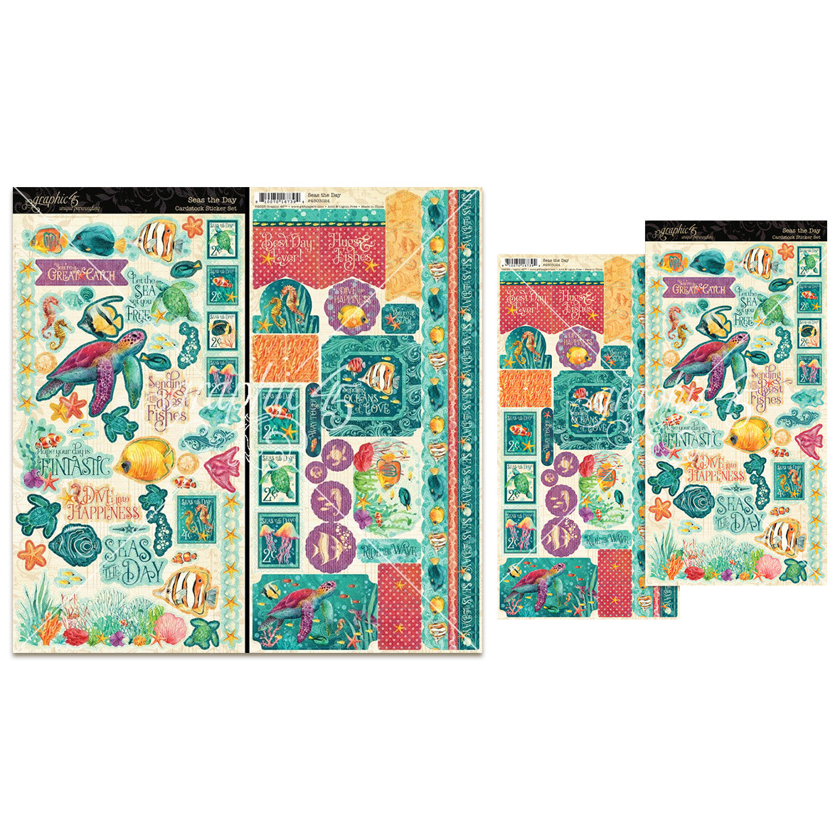 Graphic 45 Seas the Day Sticker Set