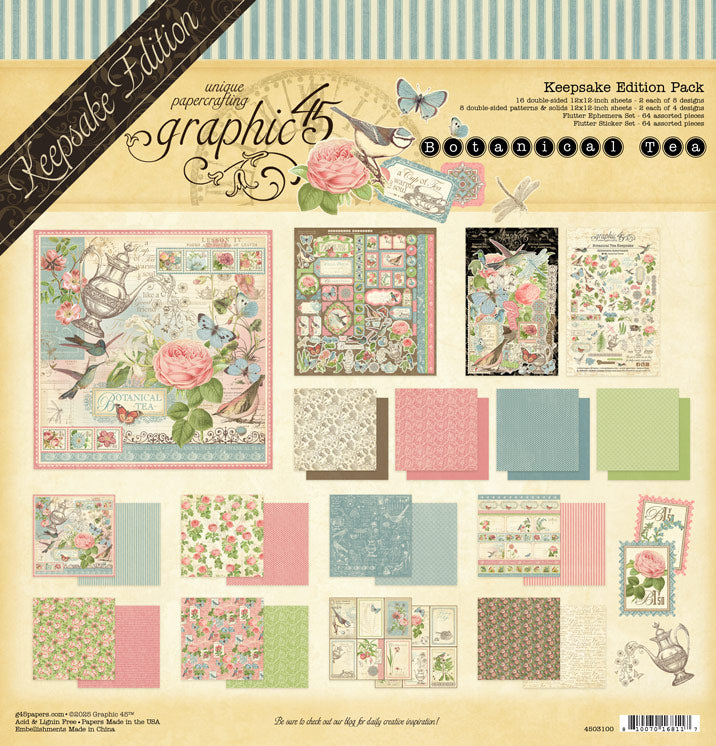 Graphic 45 Botanical Tea Keepsake Edition