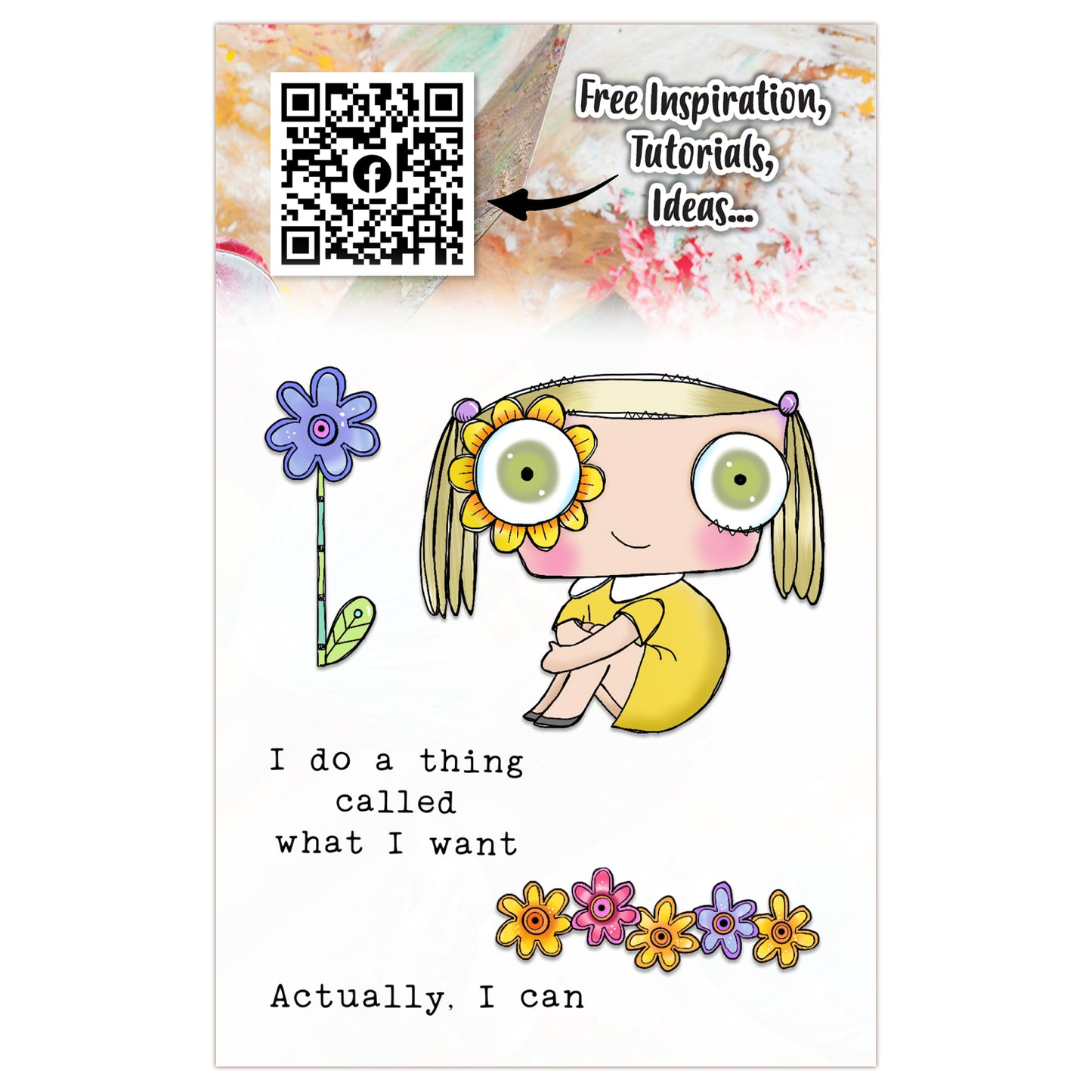 #479 - A7 Clear Stamp Set - Confident