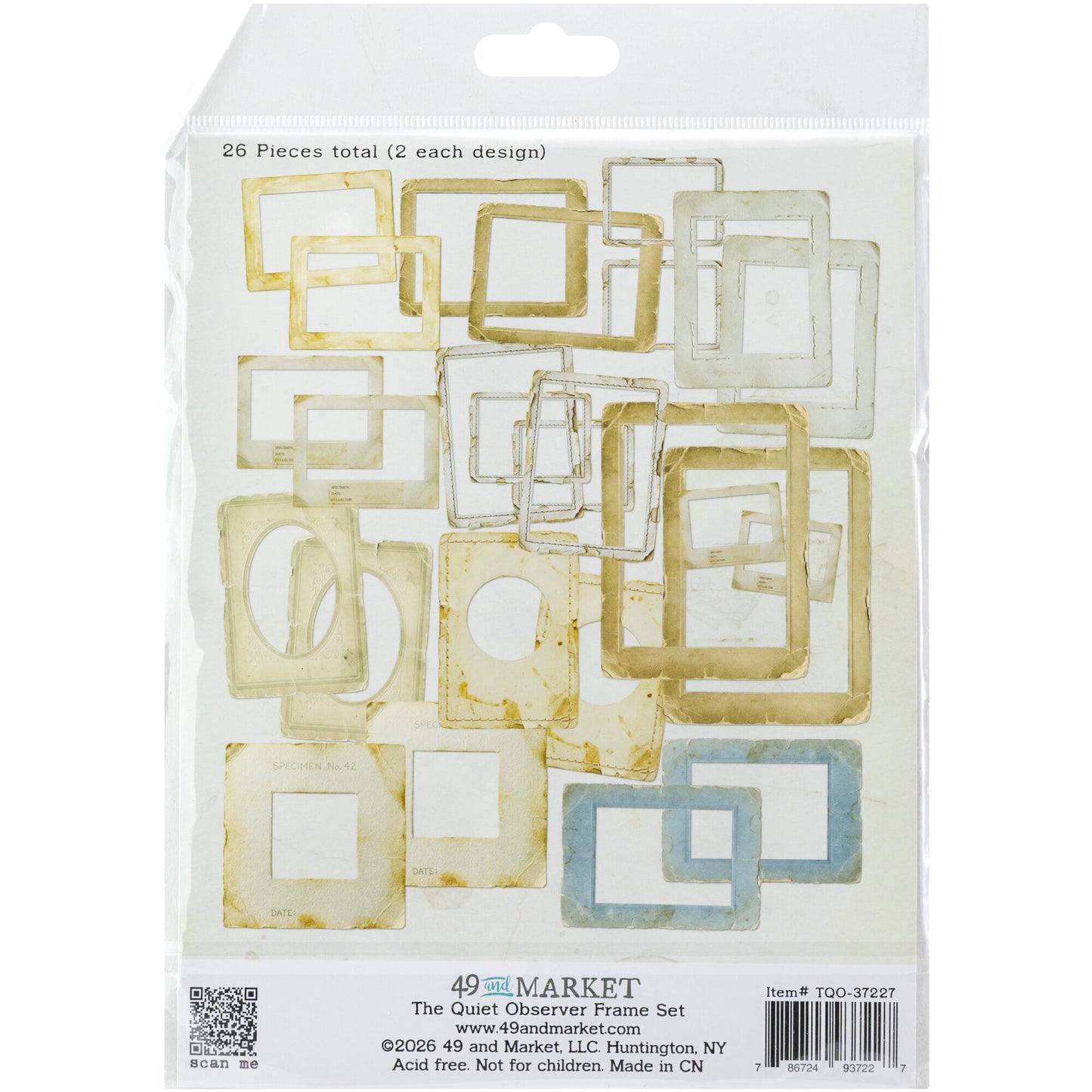 49 And Market The Quiet Observer Frame Set by Arthouse Whimsy