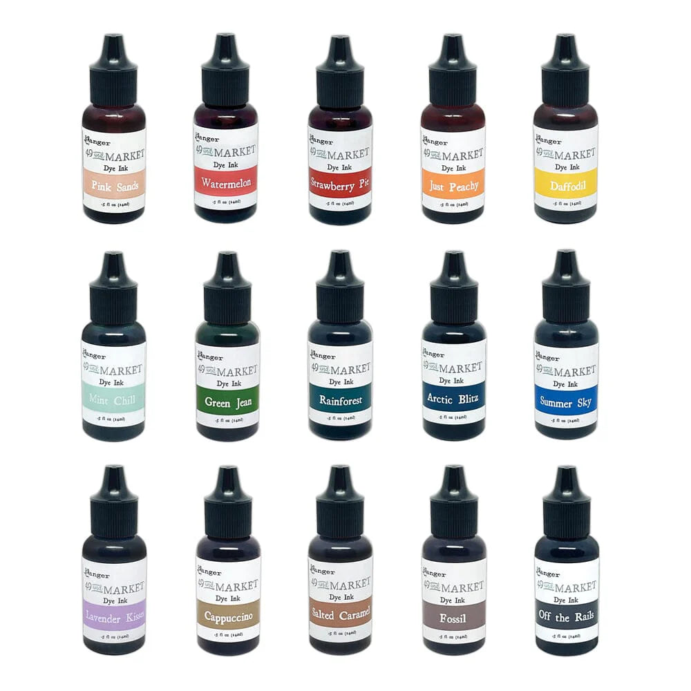 Ranger 49 And Market Dye Reinker Complete Collection - 15 Colours
