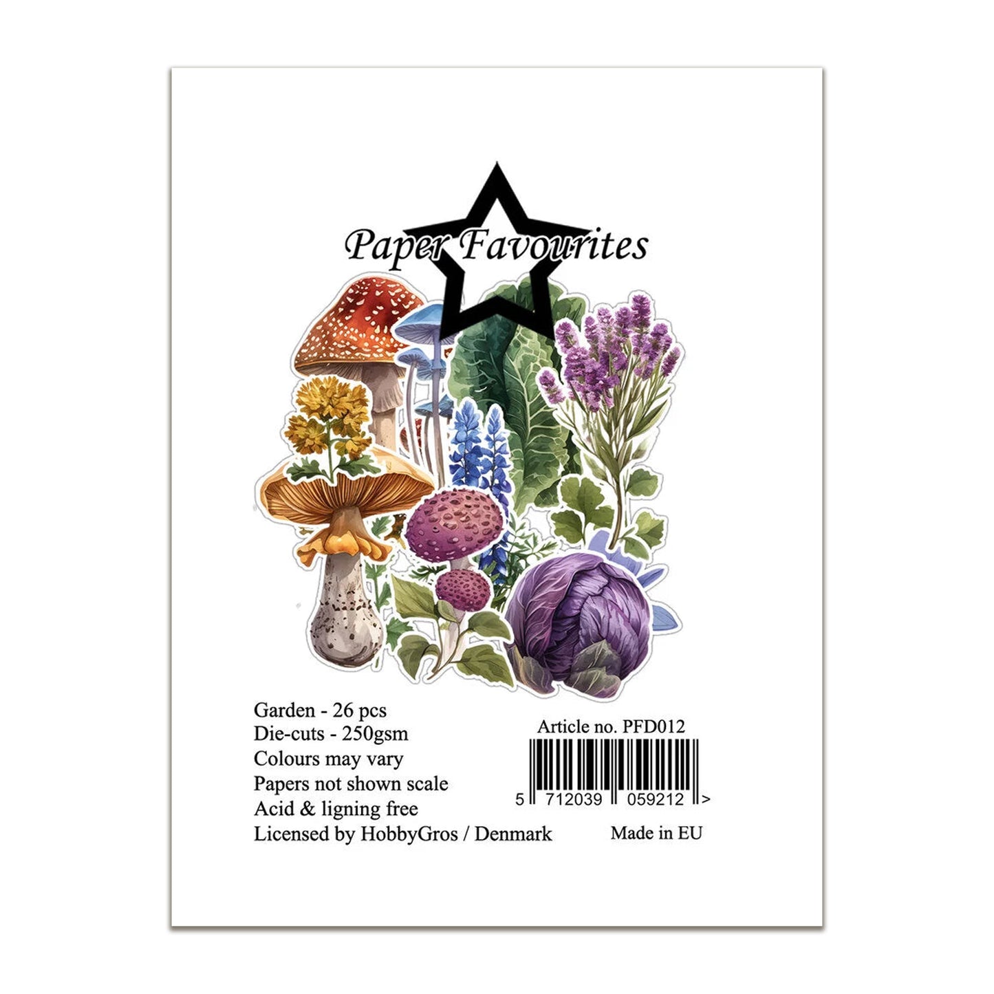 Paper Favourites Die-Cuts A7 Garden (26pcs)