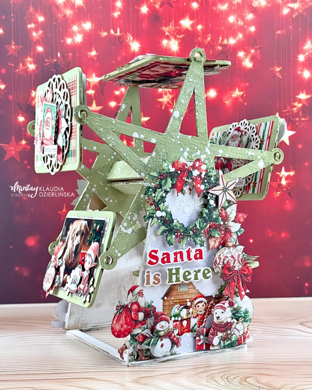 Mintay Holly Jolly 6x12 Inch Paper Stickers Words