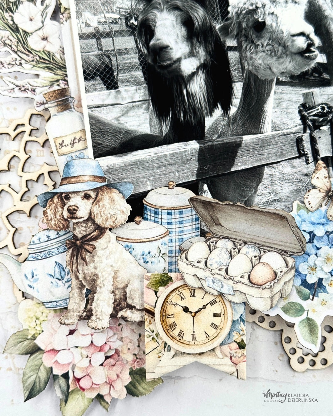 Mintay Cottage Heart Paper Elements Bundle