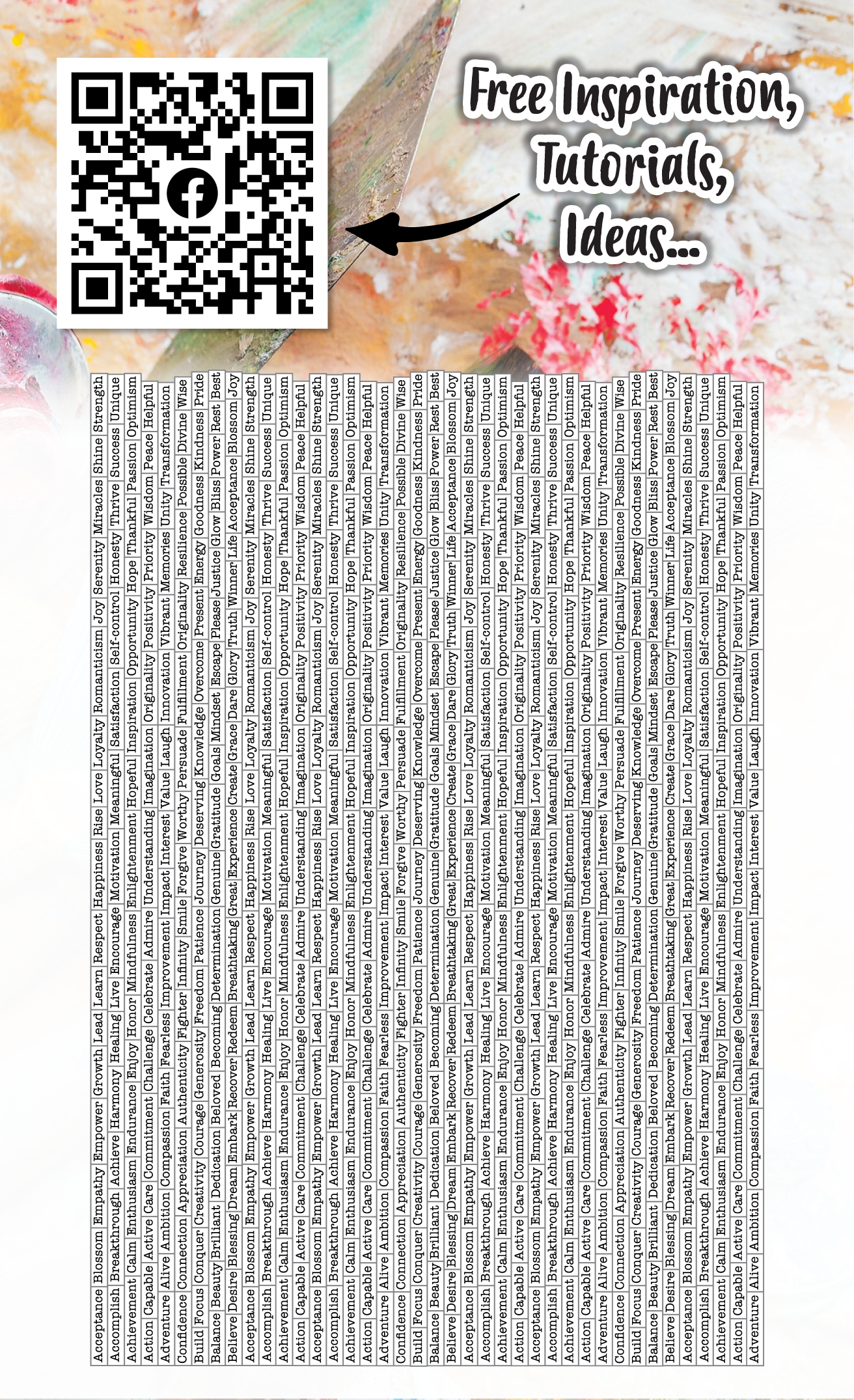 EP-53 - A6 Ephemera Die-Cuts - Serene Sayings