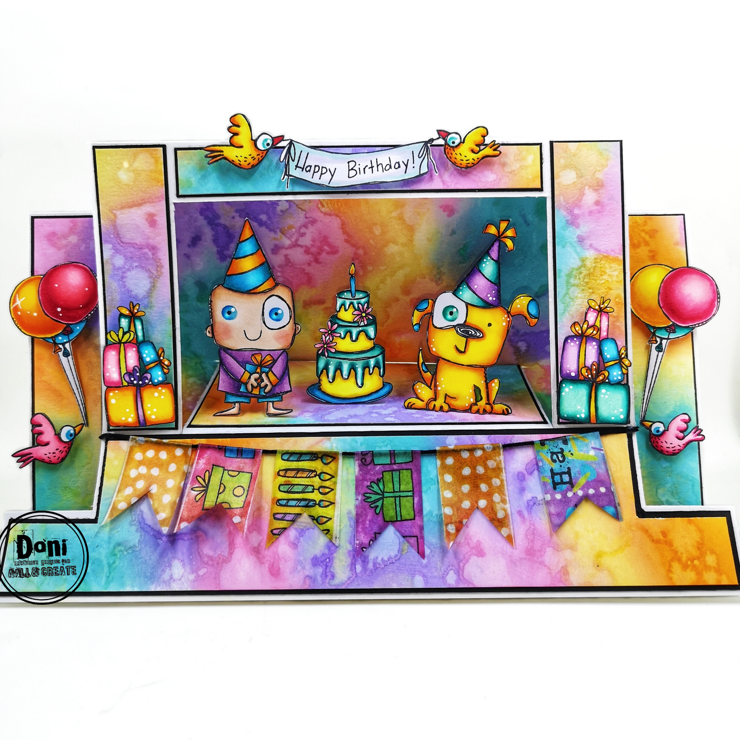 #55 - Washi Tape - Birthday Bumps