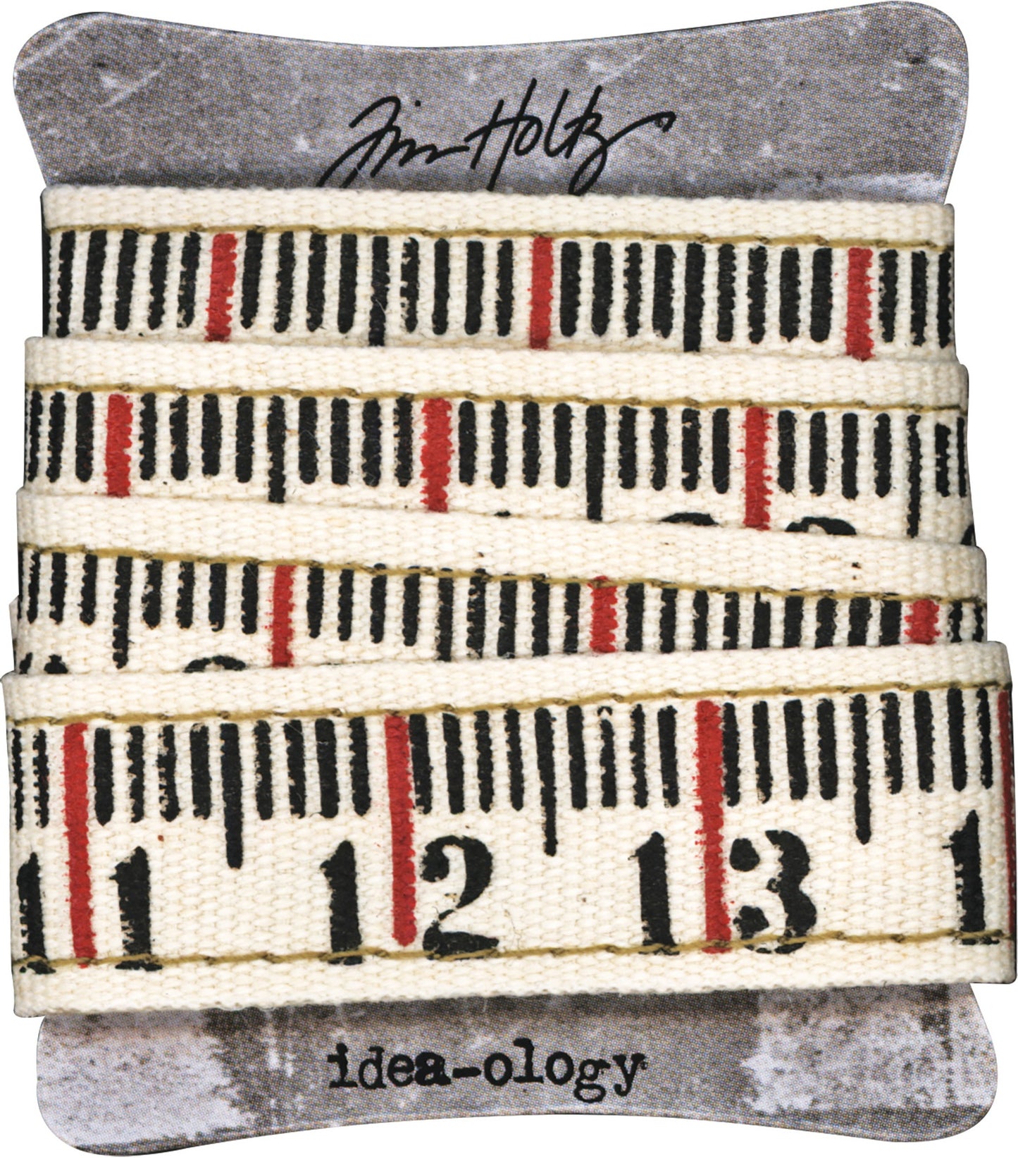 Tim Holtz Ruler Ribbon (1yard)