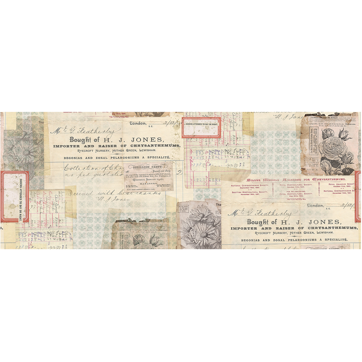 Idea-ology Tim Holtz Collage Paper 6"X6yds - Document