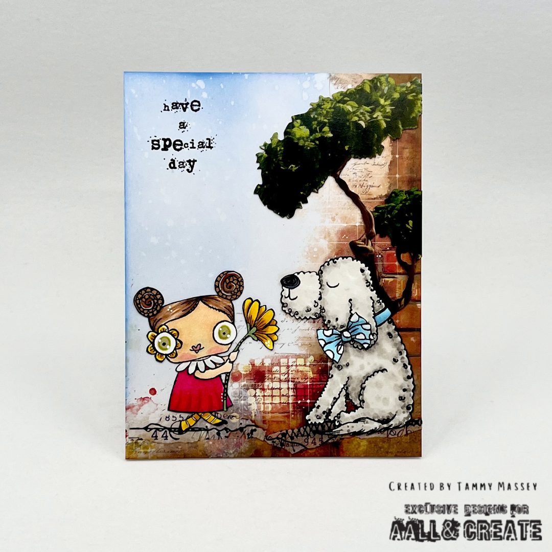 TP-1286 - A7 Stamp Set - Pawsitively Perfect