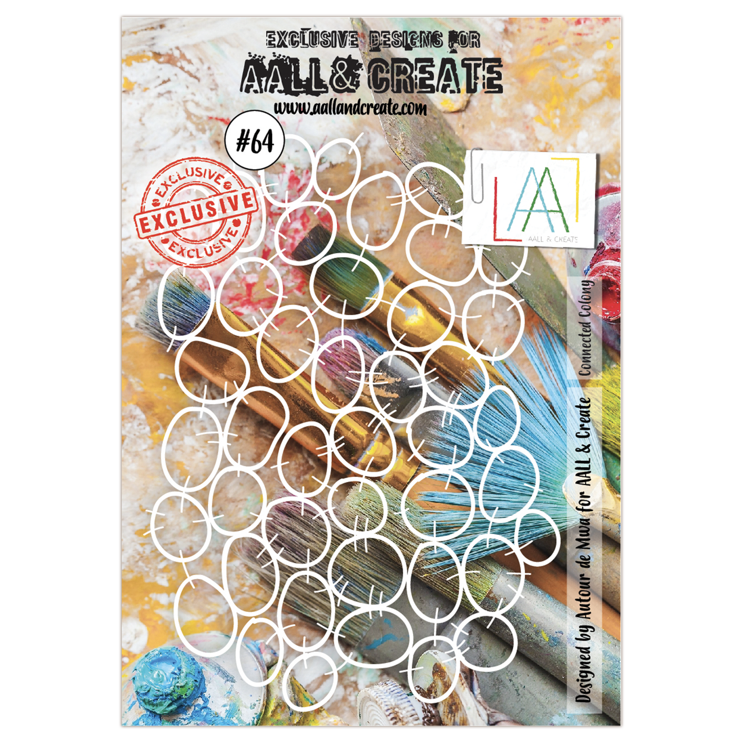 #64 - A5 Stencil - Connected Colony