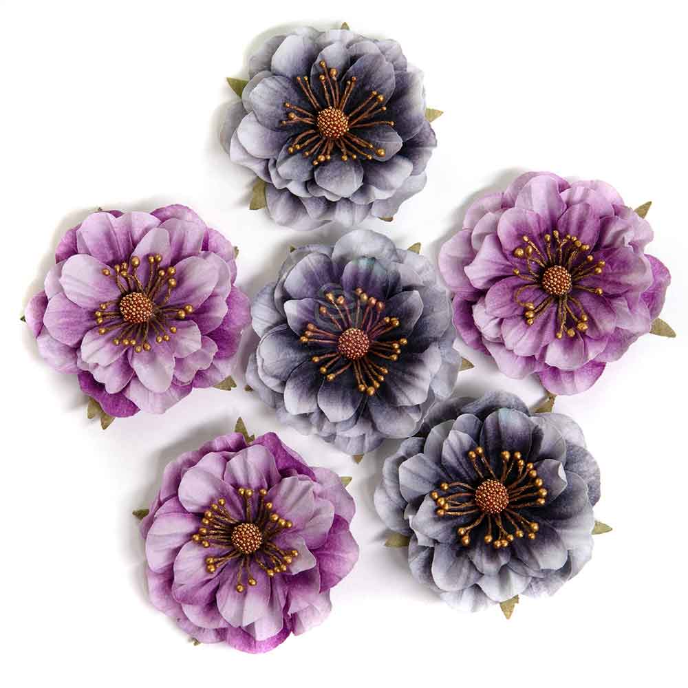 Prima Marketing Bewitched Flowers Moonlit Petals (6pcs)