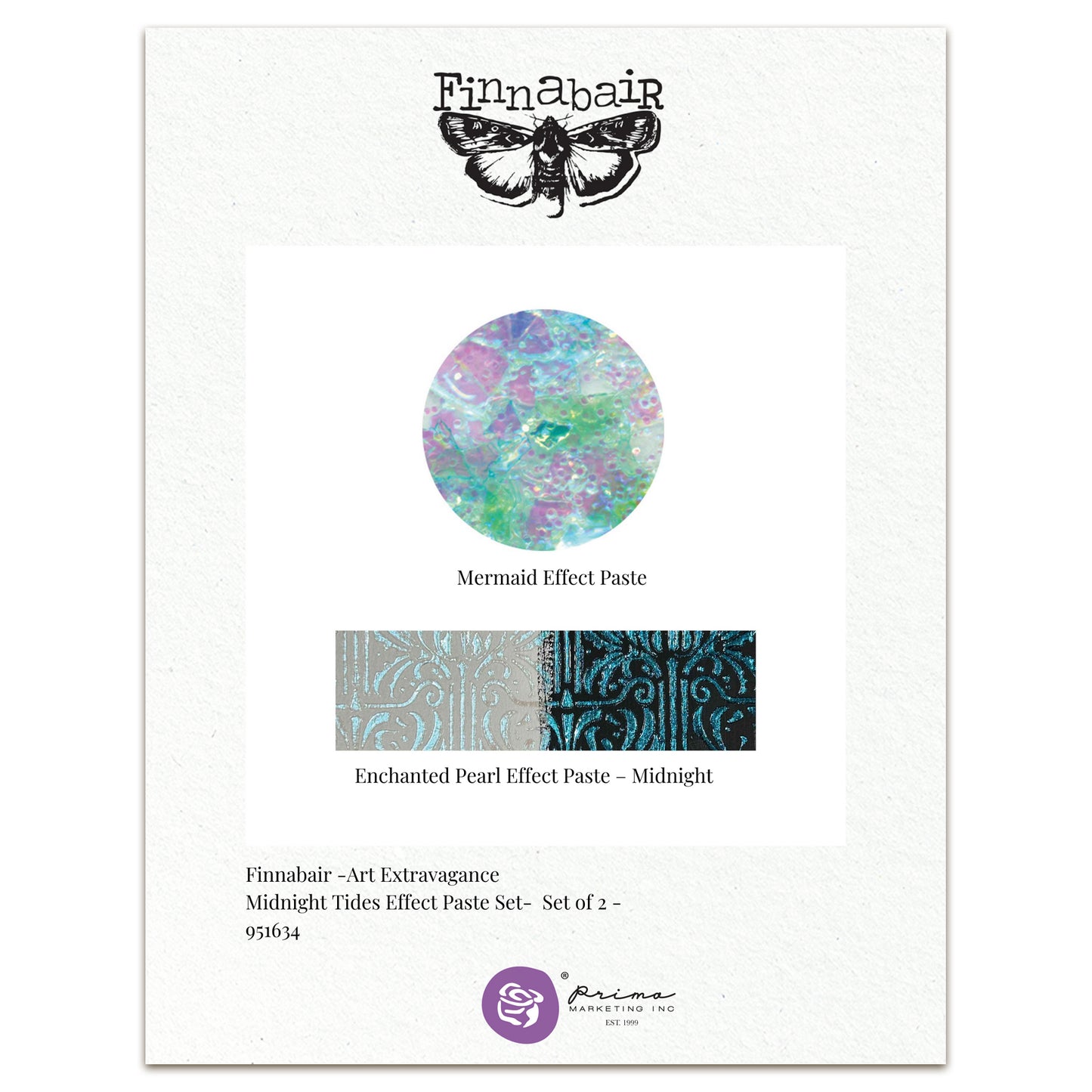 Prima Marketing Finnabair Limited Edition Effect Paste Set Midnight Tides (2x100ml)