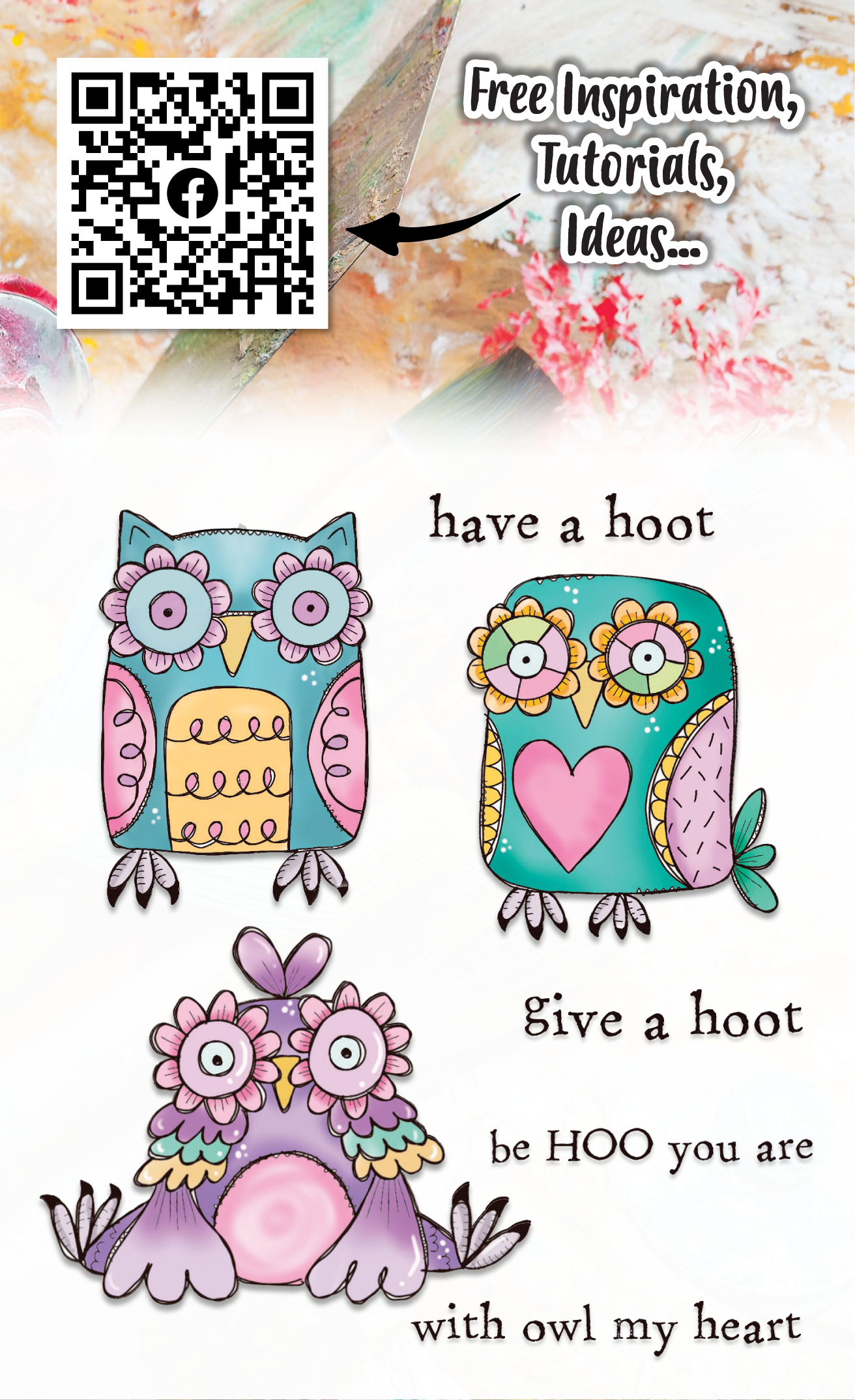 #658 - A6 Clear Stamp Set - Have A Hoot