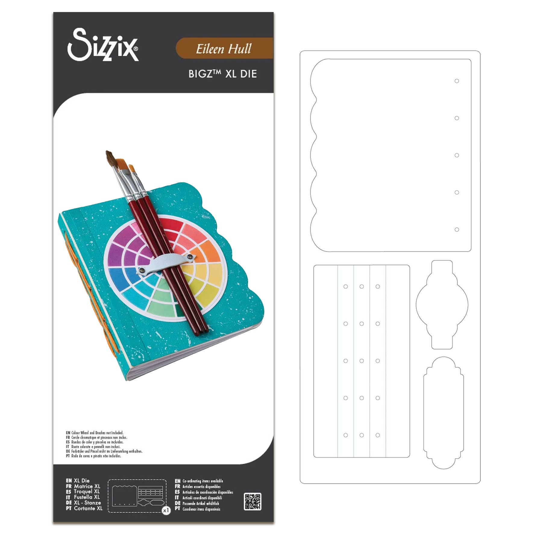 Sizzix ScoreBoards Plus Die Frame Pocket Journal van Eileen Hull | 666152 | Staal-Rule Cutting Die Voor Kaarten, Scrapbooking, Papercraft en Meer Sizzix ScoreBoards Plus Die Frame Pocket Journal van Eileen Hull | 666152 | Staal-Rule Cutting Die Voor Kaarten, Scrapbooking, Papercraft en Meer