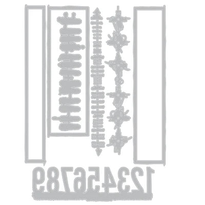 Sizzix Thinlits Die Set 7PK - Borderlines by Seth Apter