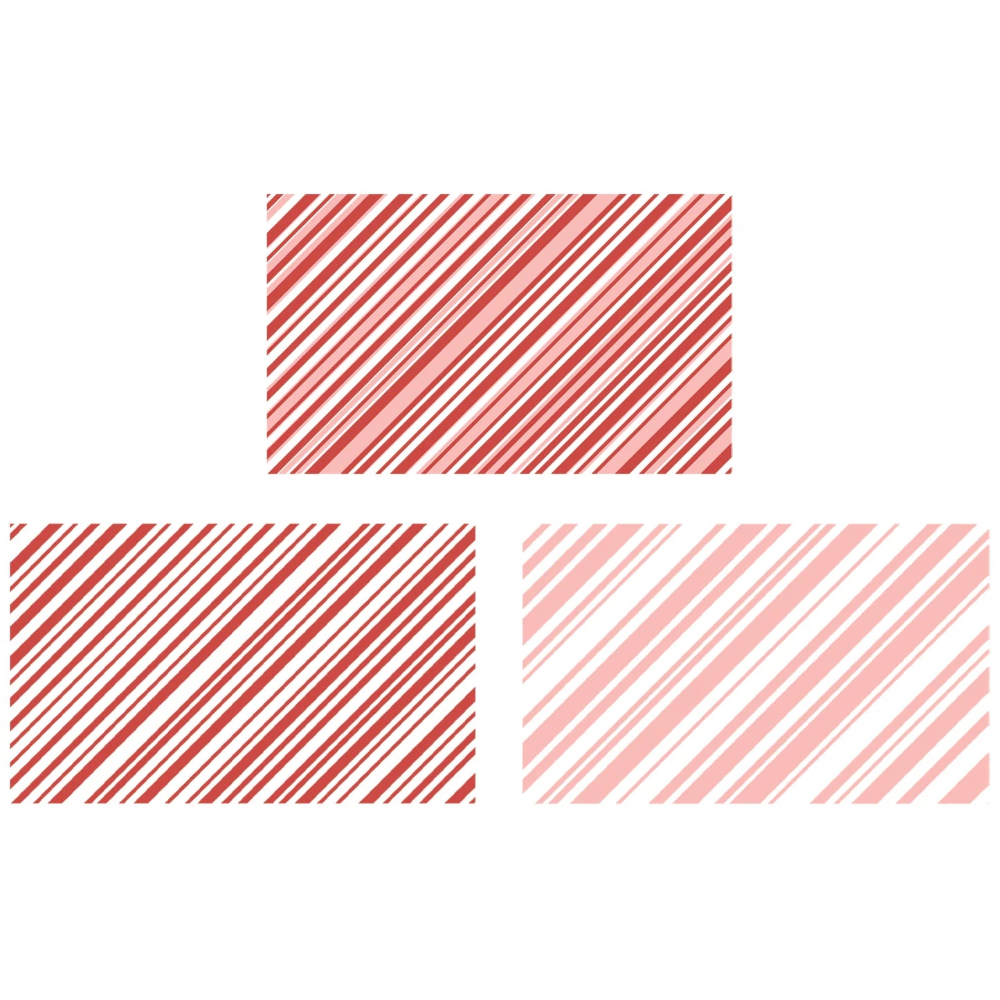Sizzix Clear Stamps Set 2PK Candy Stripes by 49 and Market