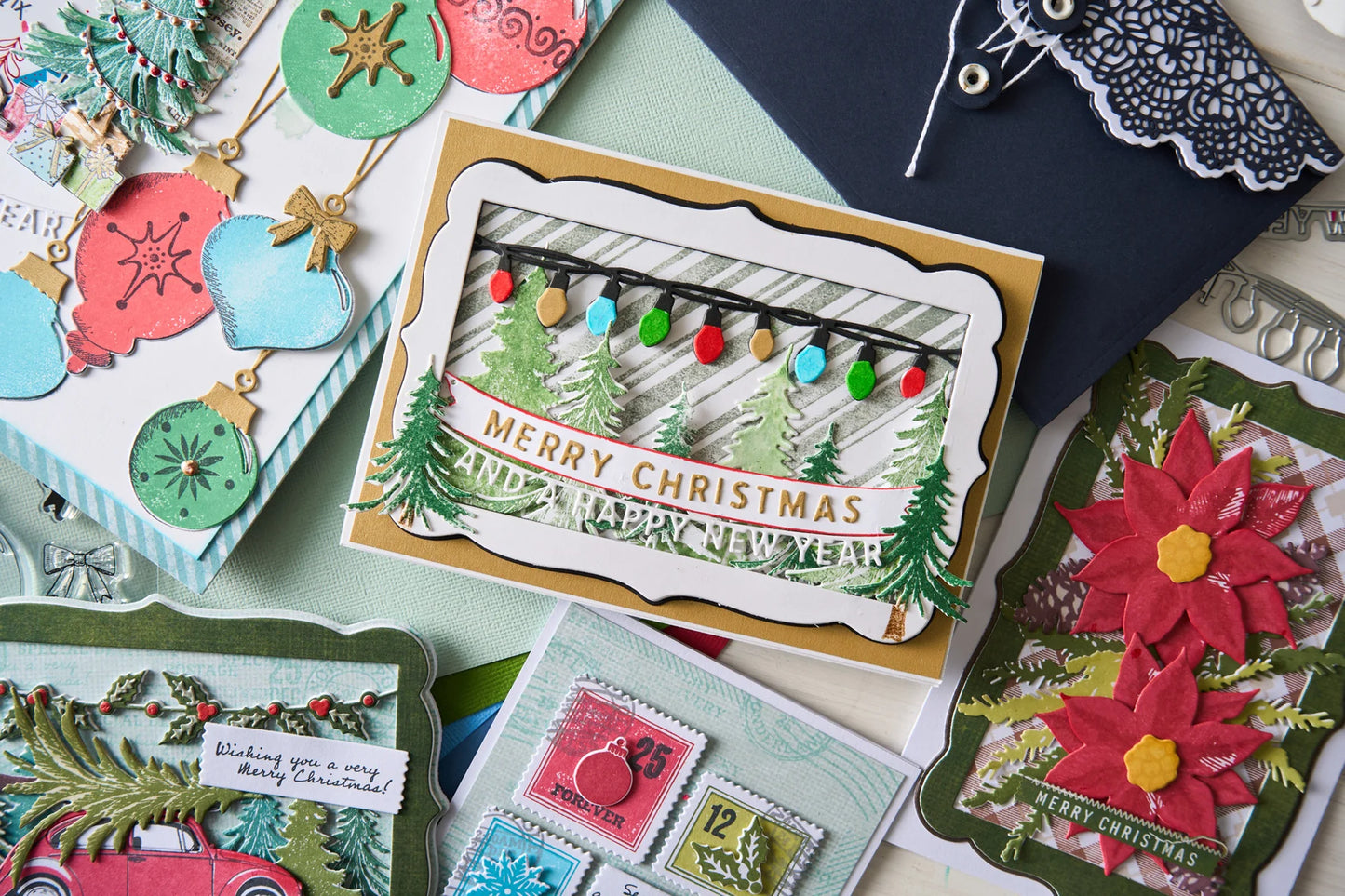 Sizzix Clear Stamps Bundle by 49 and Market