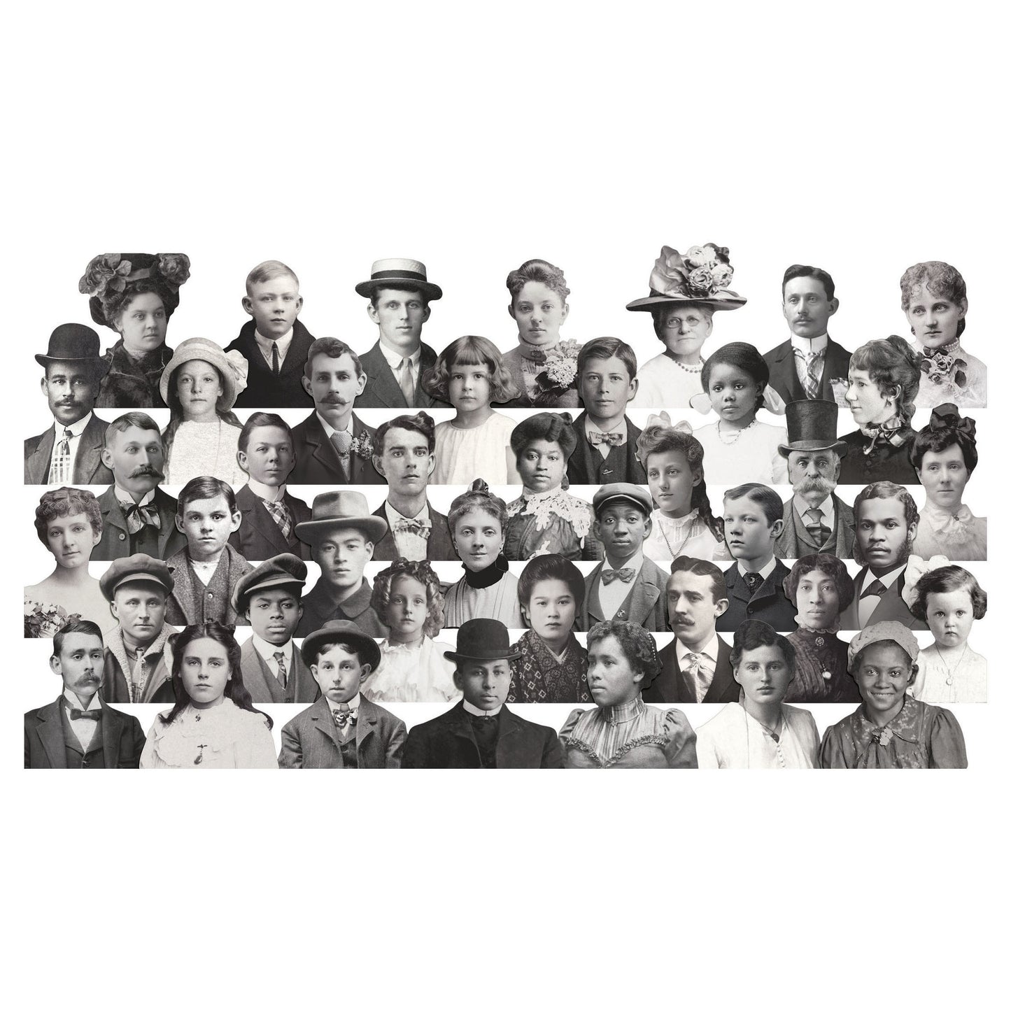Idea-ology Tim Holtz Paper Dolls Die-Cuts 42 Pcs - Portraits