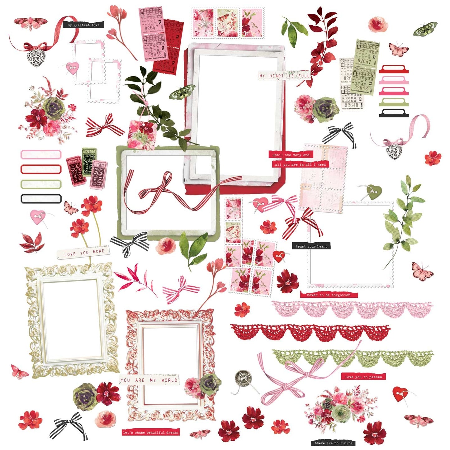 49 And Market ARToptions Rouge Laser Cut Outs - Elements