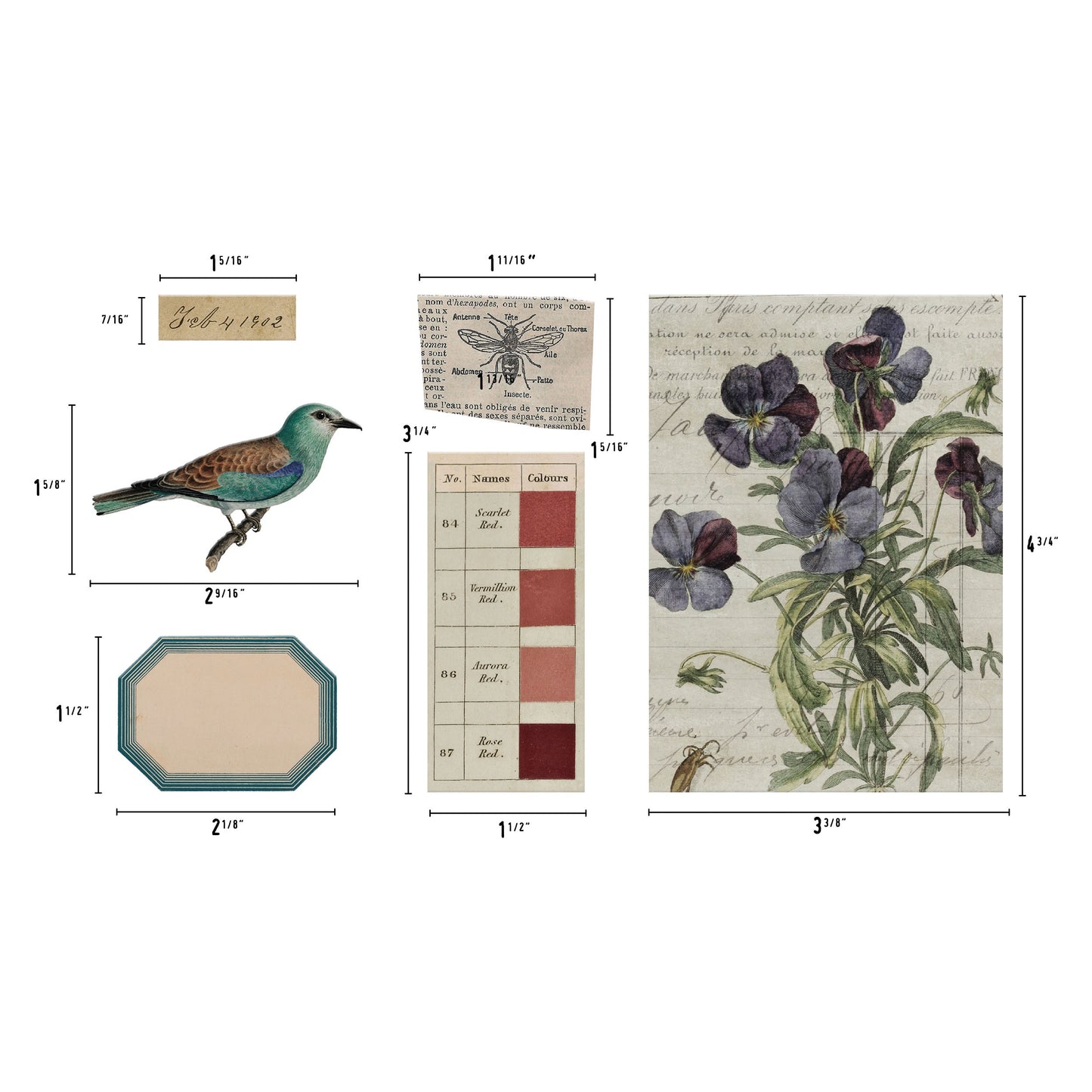 Idea-ology Tim Holtz Transparent Things 2-33/Pkg