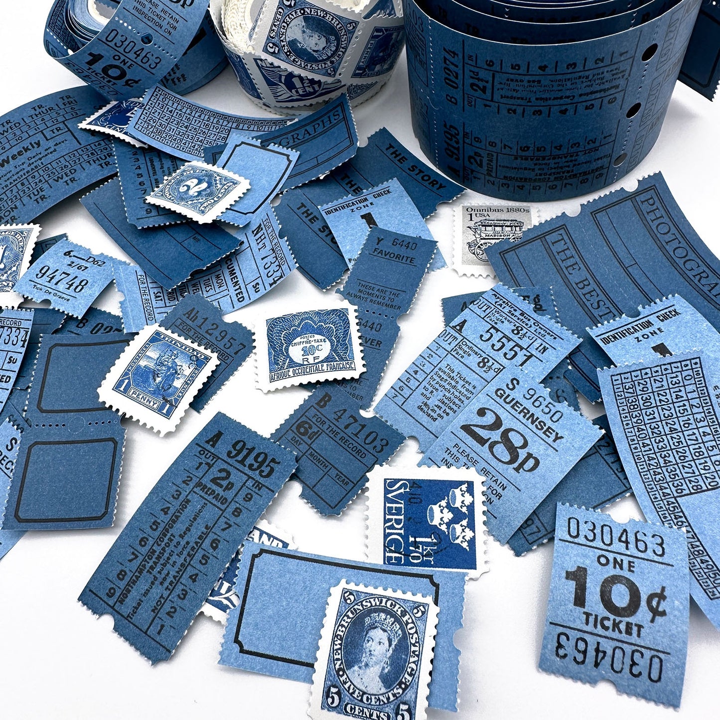 49 And Market Color Swatch: Inkwell Ticket Essentials - 3 Rolls