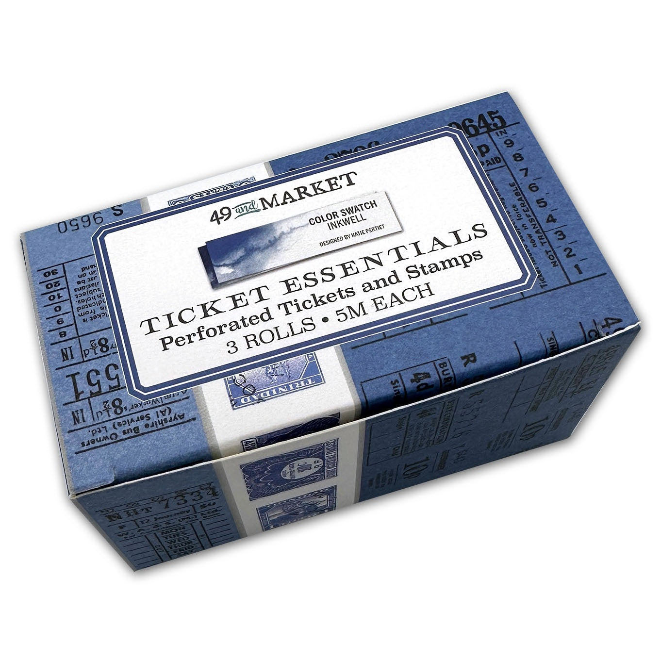 49 And Market Color Swatch: Inkwell Ticket Essentials - 3 Rolls