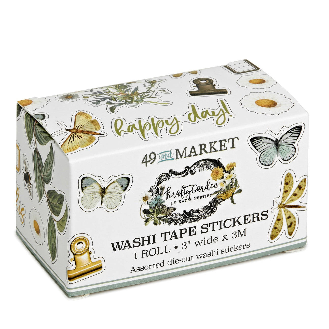 49 And Market Krafty Garden Washi Sticker Roll - 1 Roll